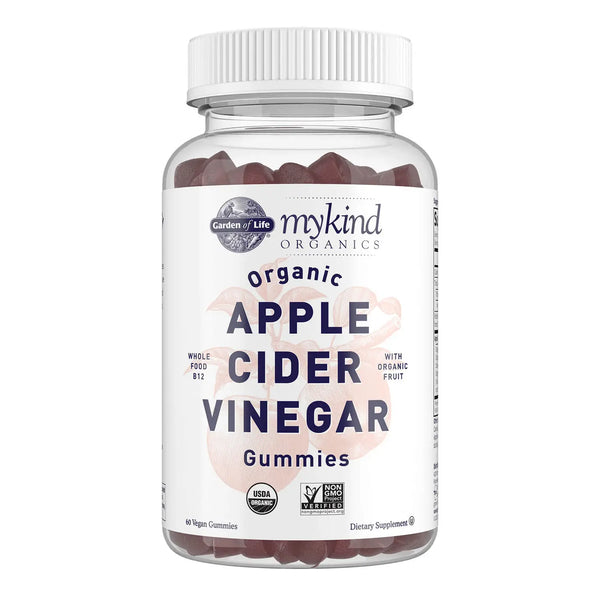 Garden of Life Mykind Organics Apple Cider Vinegar Gummies - 60 vegan gummies | High-Quality Health and Wellbeing | MySupplementShop.co.uk