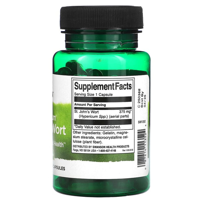 Swanson Full Spectrum Johanniskraut, 375 mg – 60 Kapseln