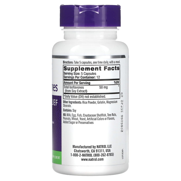 Natrol Soja-Isoflavone, 50 mg – 60 Kapseln
