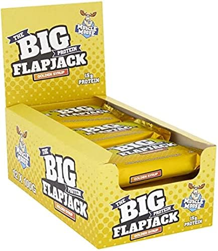 Muscle Moose Big Flapjack 12 x 100g - Protein Bars at MySupplementShop by Muscle Moose