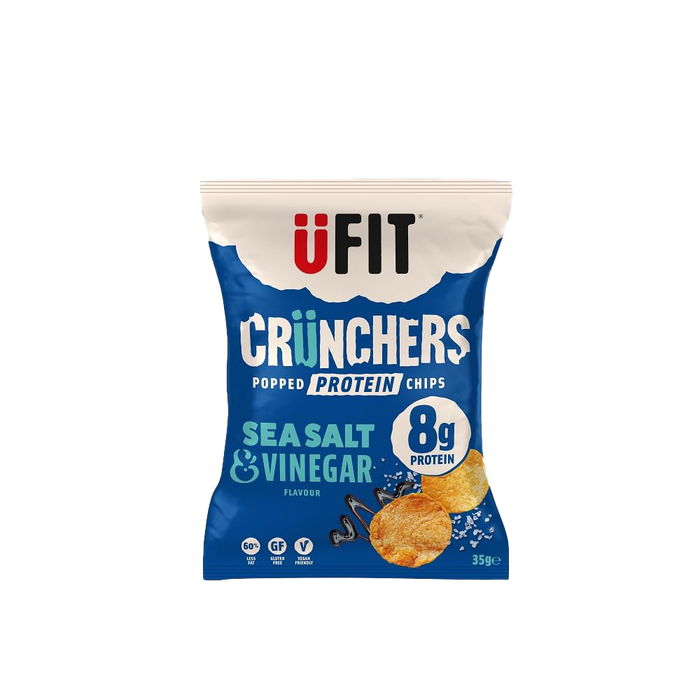 UFIT Crunchers 18x35g Sea Salt & Vinegar