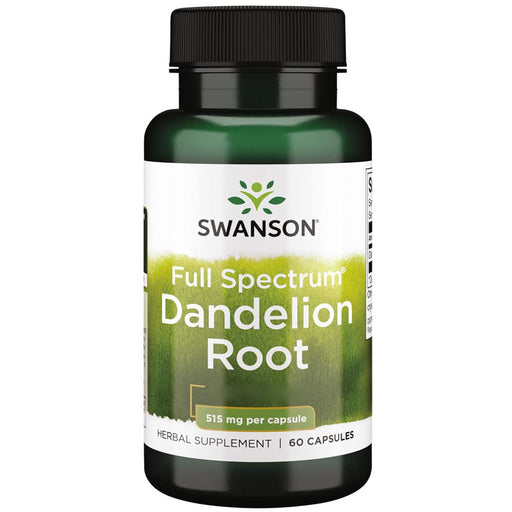 Swanson Dandelion Root, 515mg - 60 caps - Health and Wellbeing at MySupplementShop by Swanson