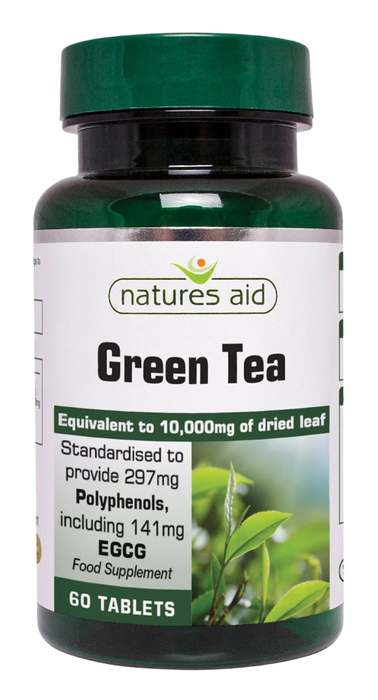 Natures Aid Grüner Tee 10000 mg 60 Tabletten