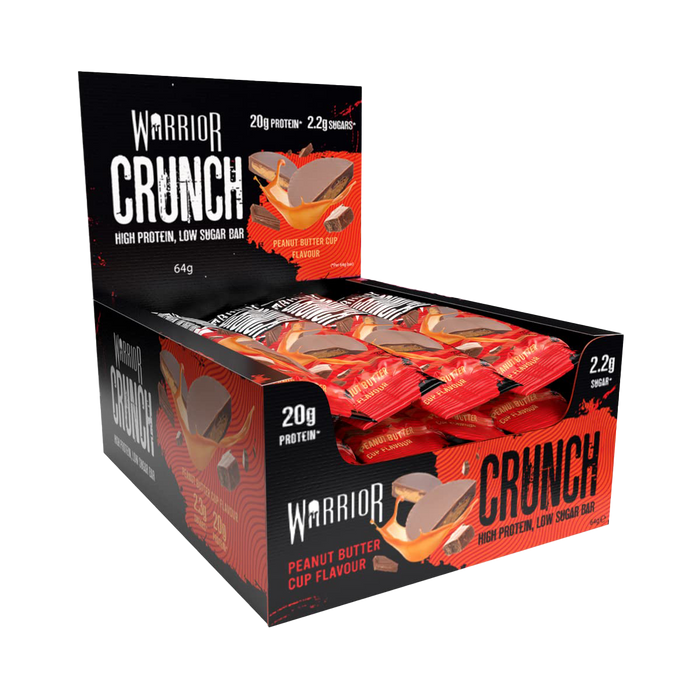 Warrior Crunch Bars 12x64g Peanut Butter Cup