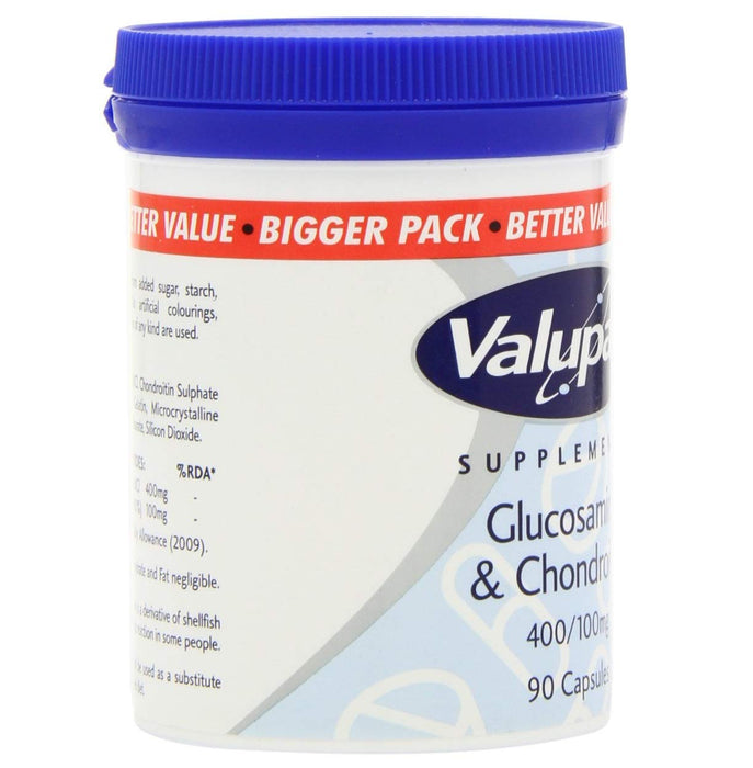 Valupak Glucosamine & Chondroitin 90 Capsules - Joint Care at MySupplementShop by Valupak