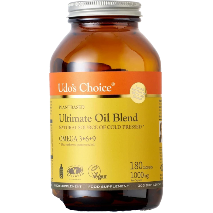 Udo's Choice Ultimate Oil Blend 1000mg 180 Capsules