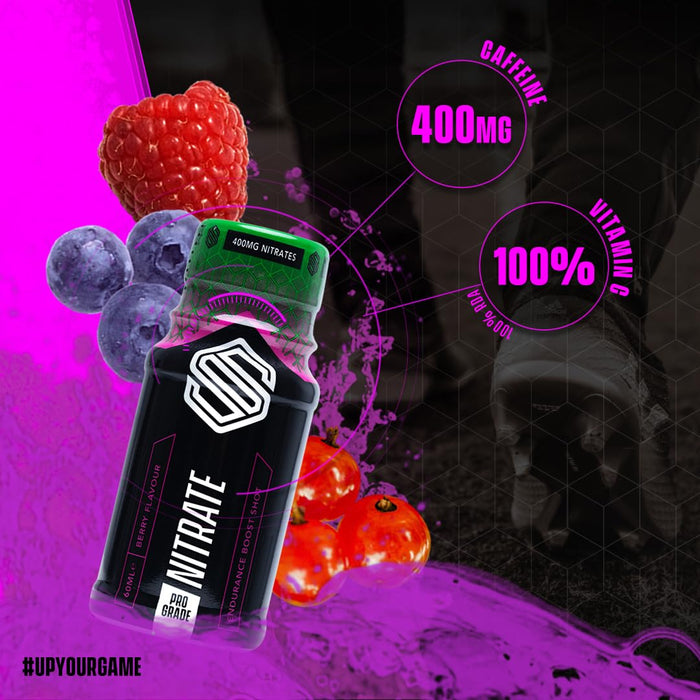Soccer Supplement Nitrate Shot 12x60ml Mixed Berry | Premium Vitamin C at MYSUPPLEMENTSHOP.co.uk