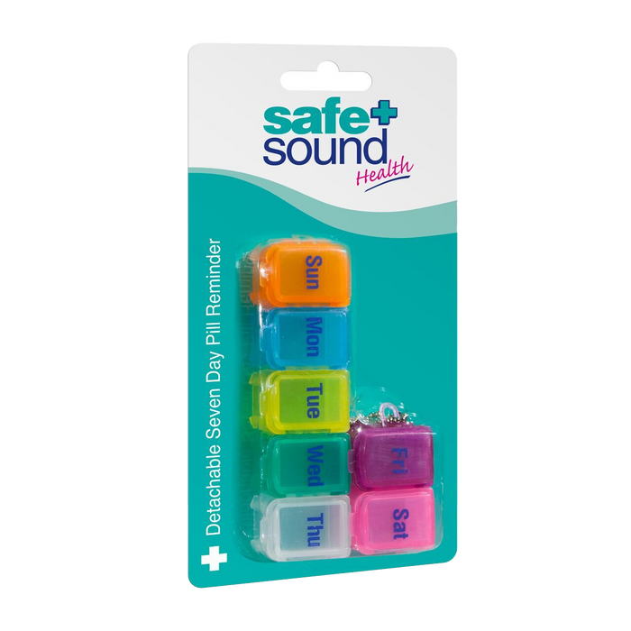 Safe & Sound Medicine Organisers Detachable Pill Reminder