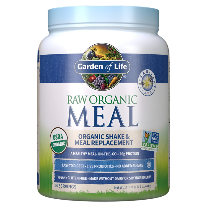 Garden of Life Raw Organic Meal, Vanilla - 484g