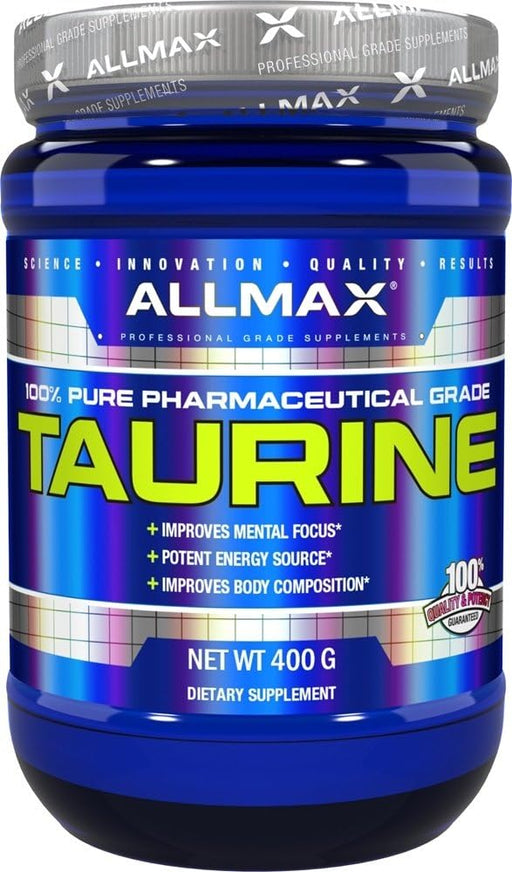 AllMax Nutrition Taurine - 400 grams | High-Quality Amino Acids and BCAAs | MySupplementShop.co.uk