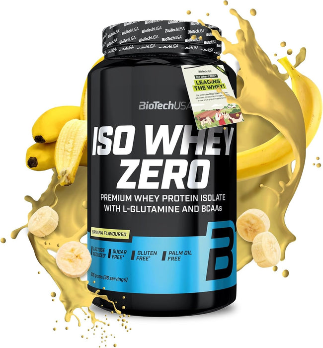 BioTechUSA Iso Whey Zero, Weiße Schokolade – 908 Gramm