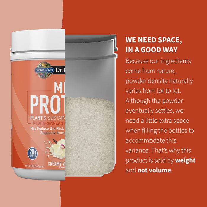 Garden of Life Dr. Formulated MD Protein Plant & Sustainable Salmon Powder, Creamy Vanilla - 644g | High-Quality Plant Proteins | MySupplementShop.co.uk
