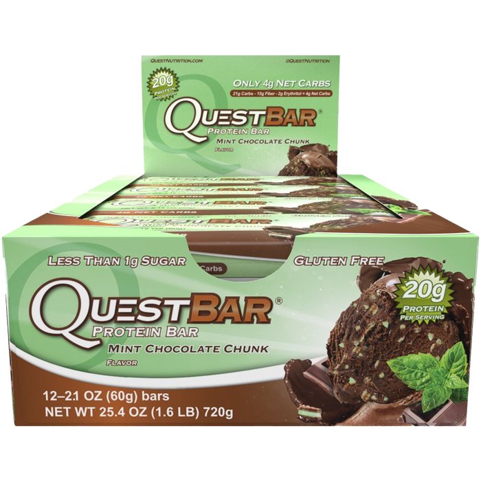 Quest Nutrition Bar 12x60g Mint Chocolate Chunk