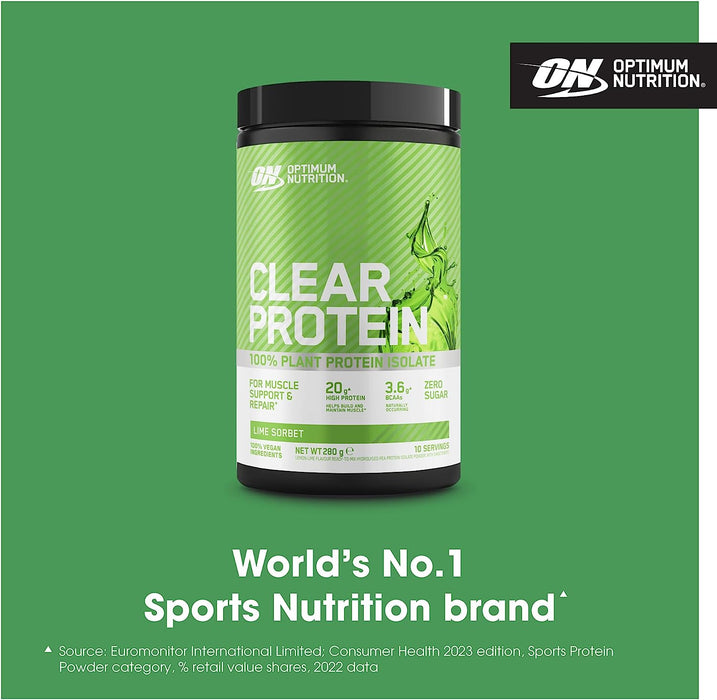 Optimum Nutrition ON 100% Clear Plant Protein 280g 10 Servings