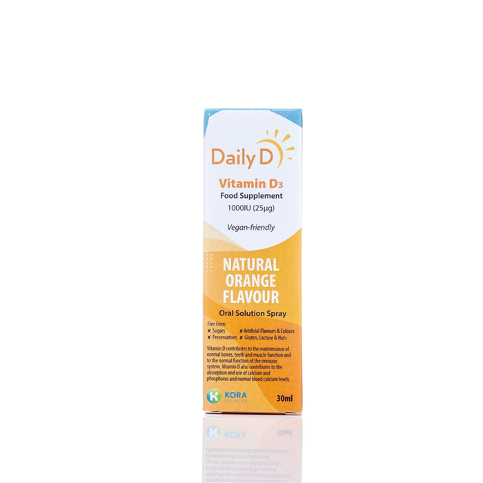 DailyD 1000iu Vitamin D3 Spray - 30ml