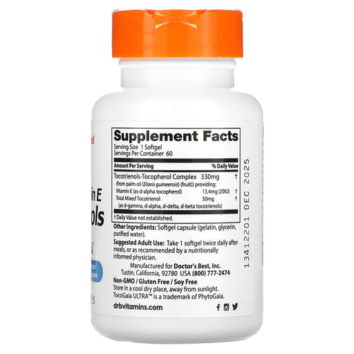 Doctor's Best Tocotrienols at MYSUPPLEMENTSHOP