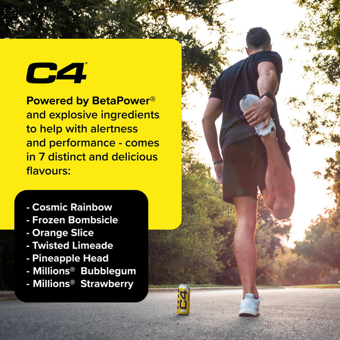 EU Cellucor C4 Carbonated 12X500ml - Energy Drinks at MySupplementShop by Cellucor