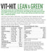 VITHIT Lean & Green 12x500ml Apple & Elderflower Best Value Tea at MYSUPPLEMENTSHOP.co.uk