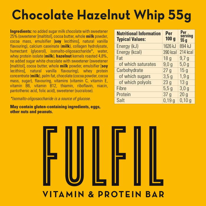 Fulfil Protein Bars 15 x 55g
