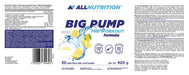 Allnutrition Big Pump Lemon 420g at the cheapest price at MYSUPPLEMENTSHOP.co.uk