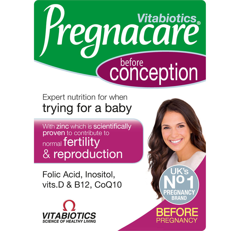 Vitabiotics Pregnacare Conception 30 Tablets - Pregnancy at MySupplementShop by Vitabiotics