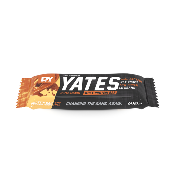 Yates Bar - High-Protein, Low-Sugar, Muscle-Repair Formula 12 x 60g