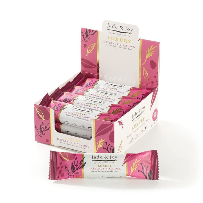 Jade & Joy Luxury 12x50g - Hazelnut and Almond - Blocks & Bars at MySupplementShop by Jade & Joy