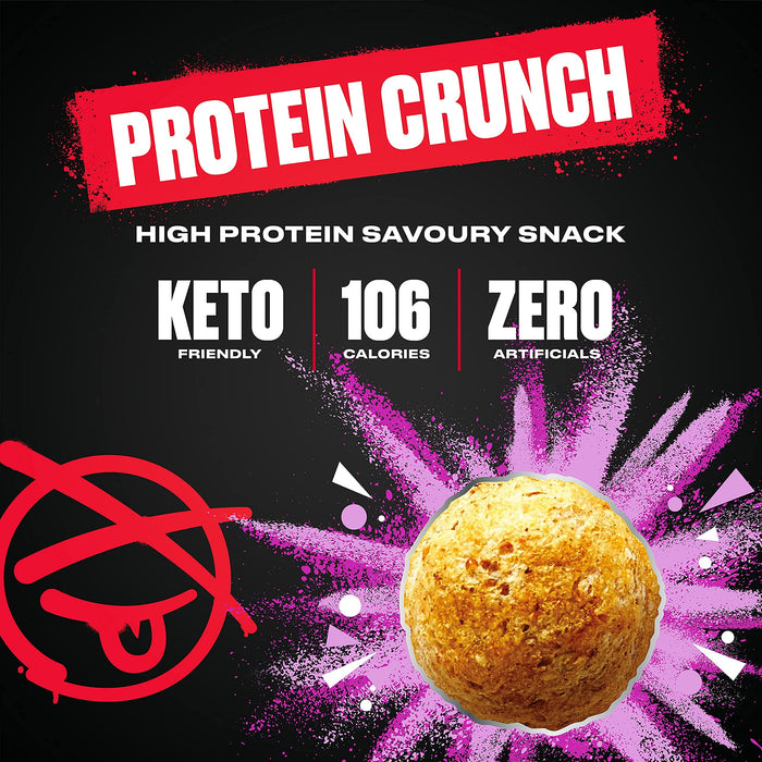 Total XP Protein Crunch 12x24g Smoky BBQ Best Value Snack Chip And Crisp at MYSUPPLEMENTSHOP.co.uk