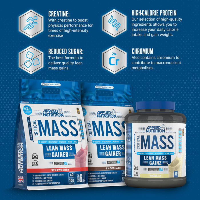 Applied Nutrition Critical Mass 6kg - Protein Blends at MySupplementShop by Applied Nutrition