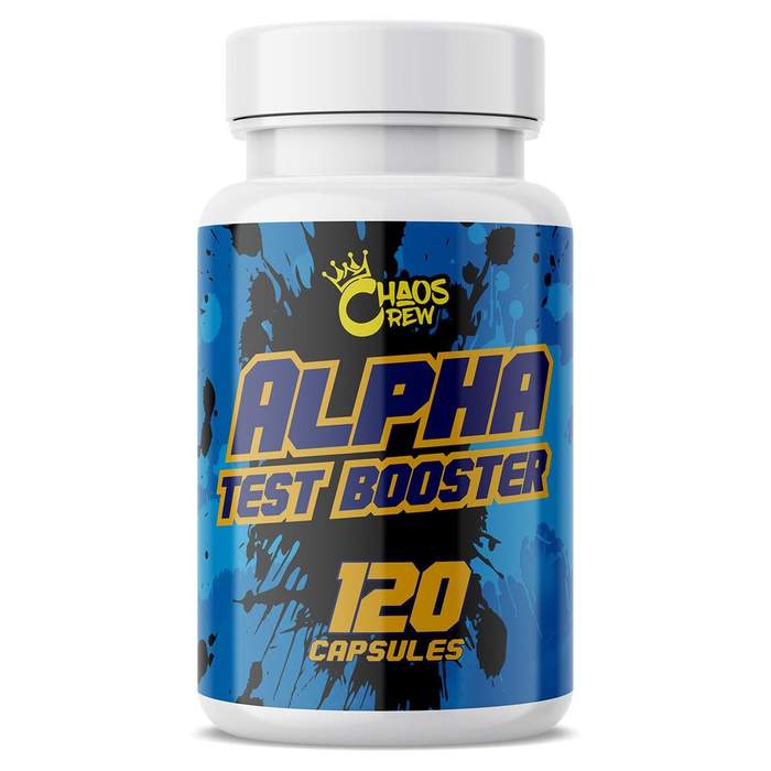 Chaos Crew Alpha Test Booster 120 Caps - Default Title - Testosterone Boosters at MySupplementShop by CHAOSCREW