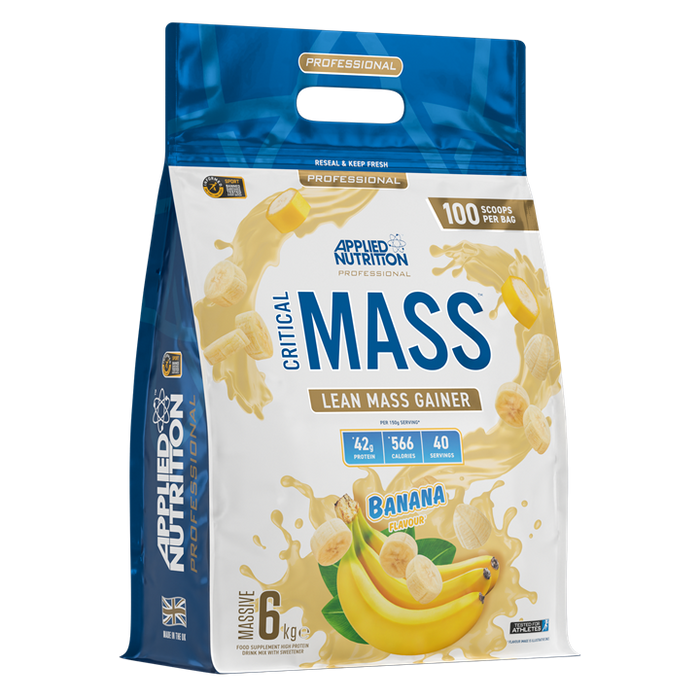 Applied Nutrition Critical Mass Professional - 6kg - Banana - Whey Protein at MySupplementShop by Applied Nutrition