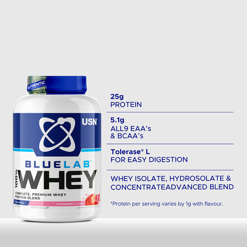 USN Blue Lab 100 Prozent Whey Premium Protein 908 g