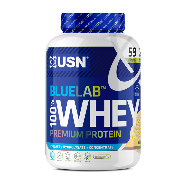 USN Blue Lab Whey 100 % 2 kg gesalzenes Karamell