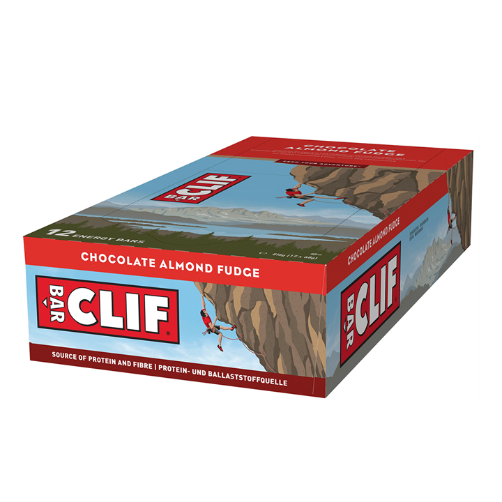 CLIF Bar 12x68g Chocolate Almond Fudge | Premium Snacks at MySupplementShop.co.uk
