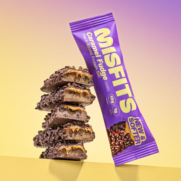 Misfits Plant-Based New and Softer Protein Bars 15x50g - Protein Bar at MySupplementShop by Misfits