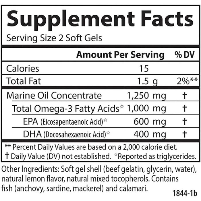 Carlson Labs Maximum Omega Minis 1,000mg 60 Mini Softgels Plus 20 Softgels Free - Brain & Memory at MySupplementShop by Carlson Labs