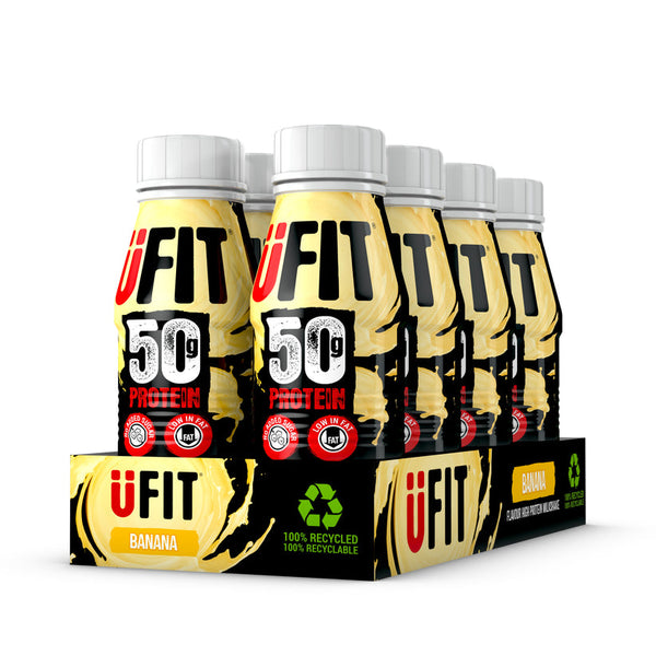 UFIT 50G High Protein Shake Drink 8x500ml - Ready to Drink Protein Shake at MySupplementShop by UFIT