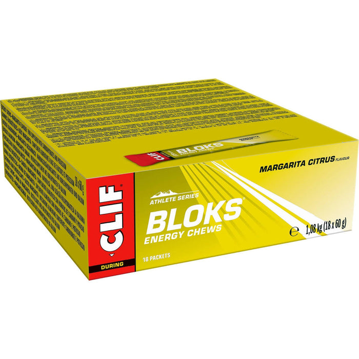 CLIF BLOK Energy Chews - Fuel Your Performance 18 x 60g