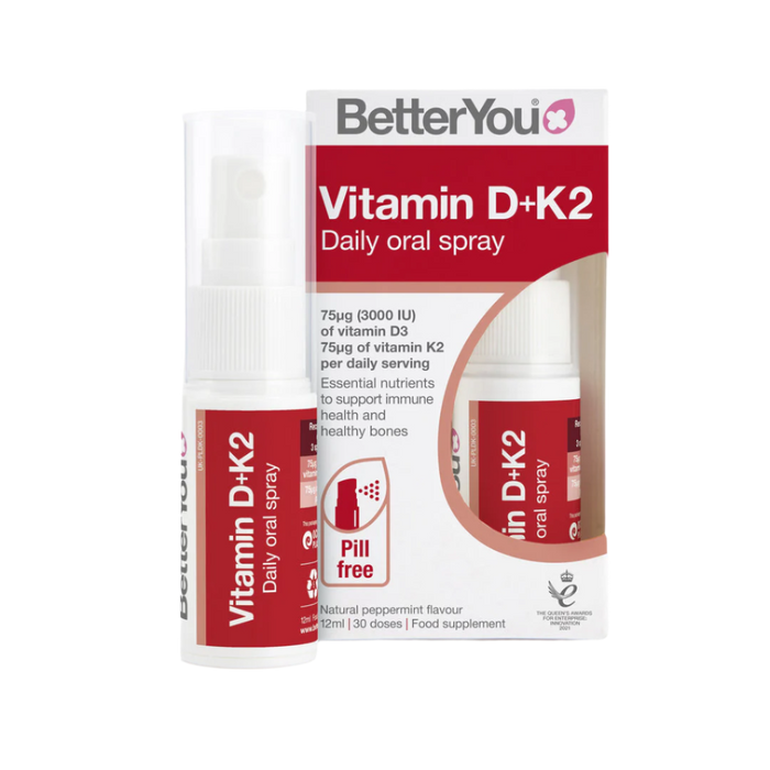 BetterYou Vitamin D 3000 IU + K2 Oral Spray