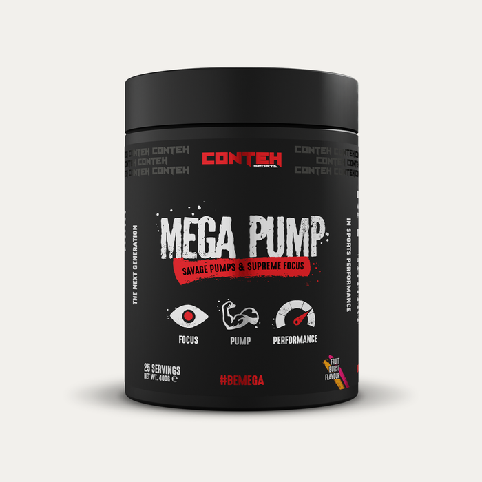 Conteh Mega Pump 25 Servings 387.5g - Health & Personal Care at MySupplementShop by Conteh Sports