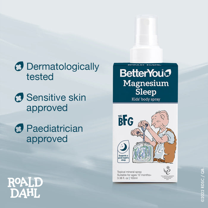 BetterYou Roald Dahl Kids Sleep Body Spray | High-Quality Children's Health | MySupplementShop.co.uk