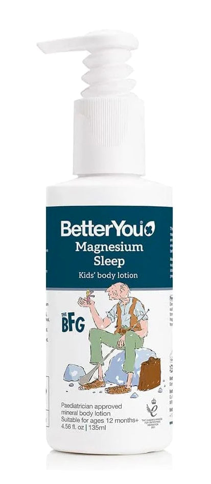 BetterYou Magnesium Sleep Mineral Lotion Junior 135ml | High-Quality Lotions & Moisturisers | MySupplementShop.co.uk