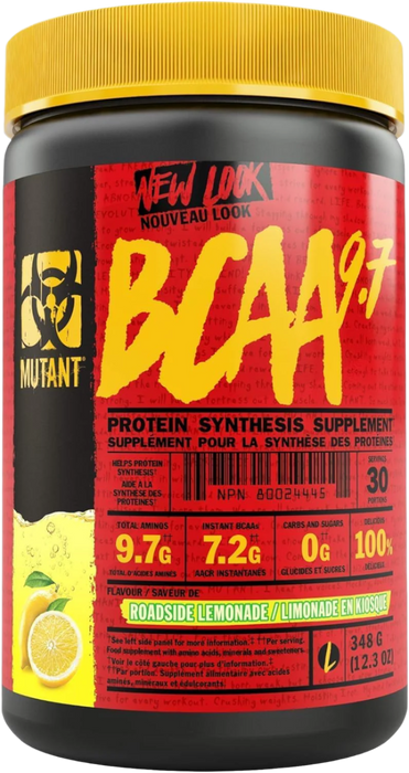 Mutant BCAA 9.7 with Micronized Amino Acid and Electrolyte Support Stack
