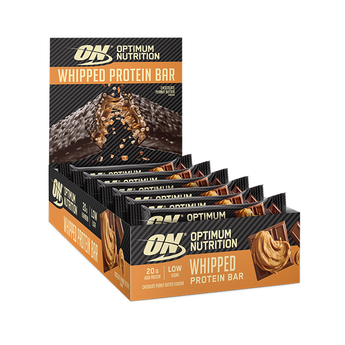 Optimum Nutrition Whipped Protein Bar 10x60g Chocolate Peanut Butter - Health Supplements at MySupplementShop by Optimum Nutrition