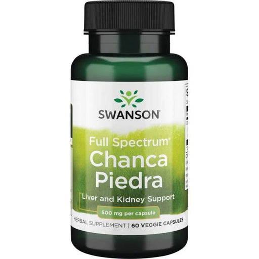 Swanson Chanca Piedra 500MG 60 Veg Capsules - Health and Wellbeing at MySupplementShop by Swanson