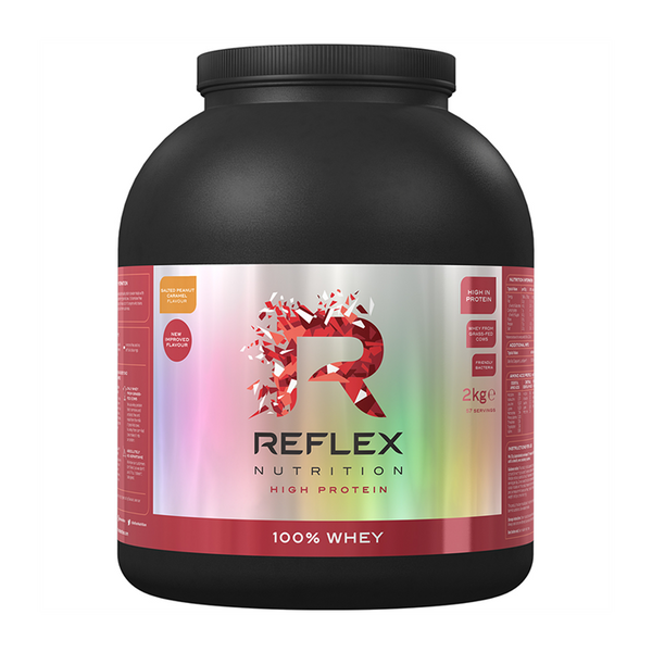 Reflex Nutrition 100% Whey 2kg Salted Peanut Caramel - Sports Nutrition at MySupplementShop by Reflex Nutrition