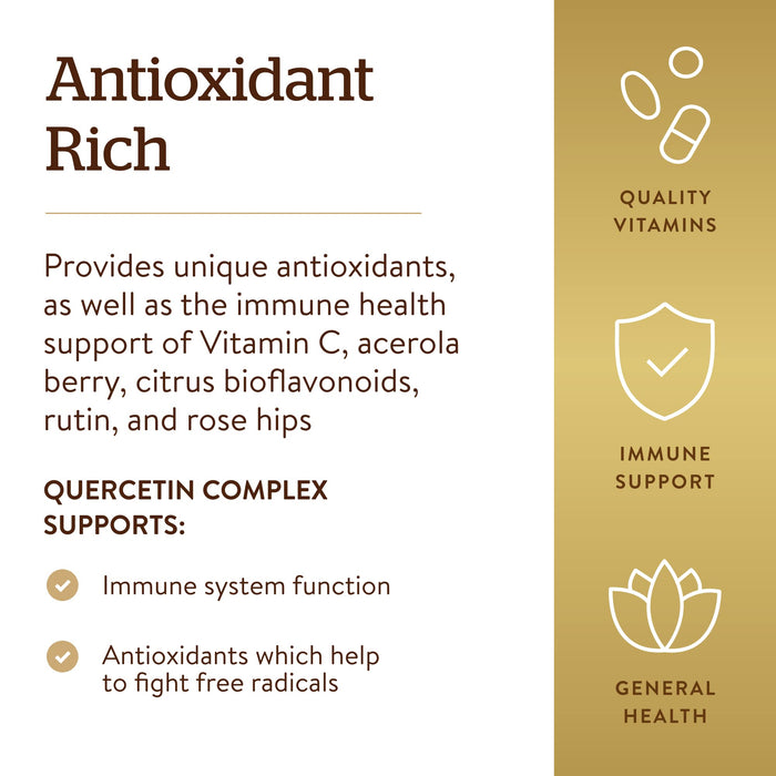 Solgar Quercetin Complex With Ester-C Plus Vegetable Capsules 100