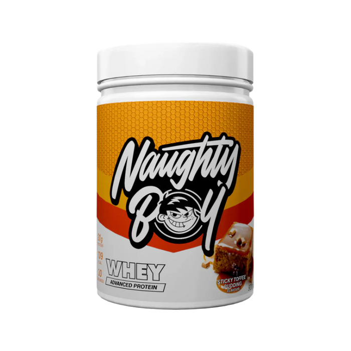 Naughty Boy Advanced Whey Protein 900g - 30 Servings (Multiple Flavours Available) - Sticky Toffee Pudding - Whey Protein at MySupplementShop by Naughty Boy