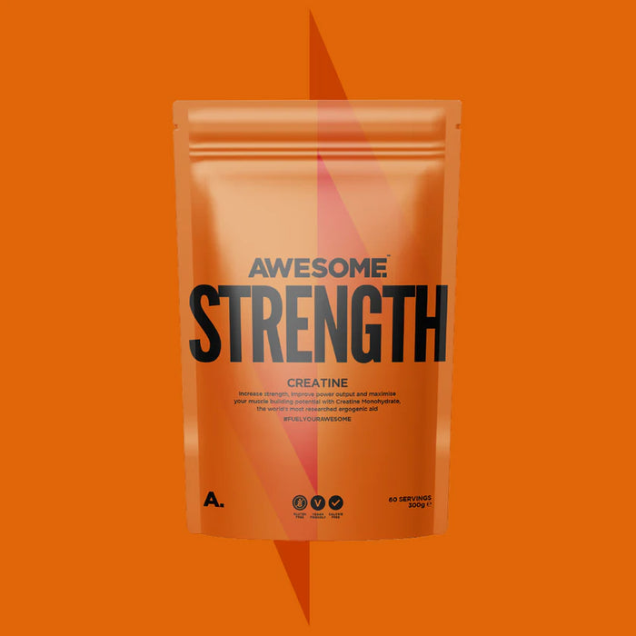 Awesome Supplements Strength 300g | Creatine for gym & sport - Strength Training Supplement at MySupplementShop by Awesome Supplements