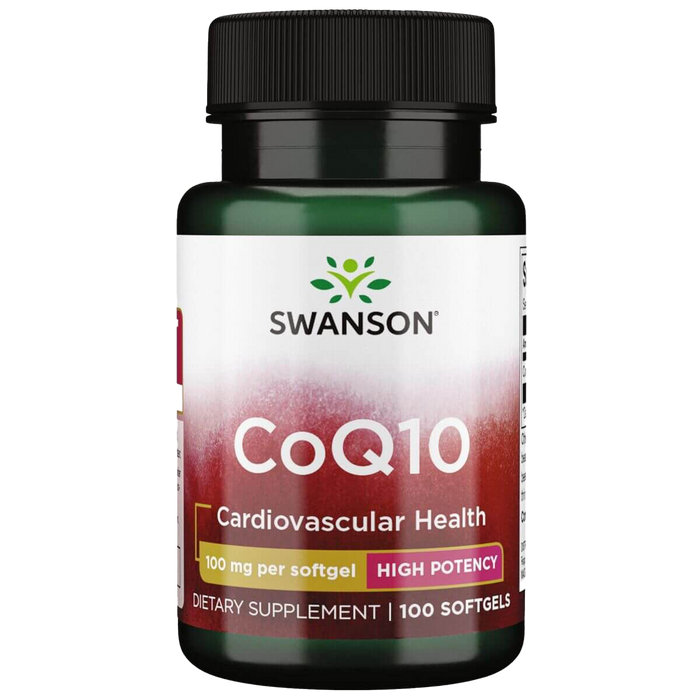 Swanson CoQ10, 100 mg – 100 Kapseln